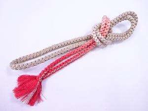 リサイクル　和装小物　帯締め　振袖用　金糸　正絹　手組　四つ丸組